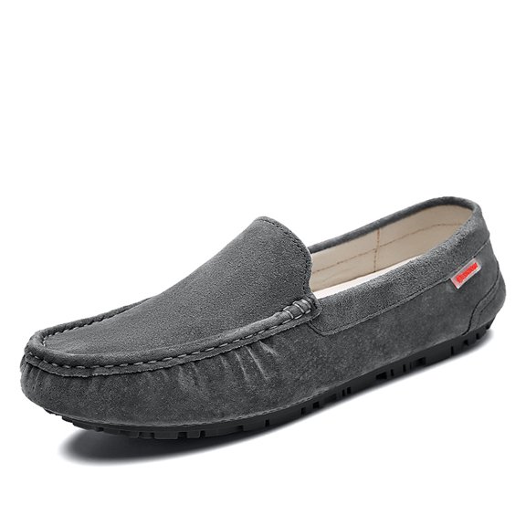 Men's Casual Loafers Slip On Leather Shoes Lightweight Driving Shoes Moccasins Classic Penny Loafer Flats Boat Shoes Big Size