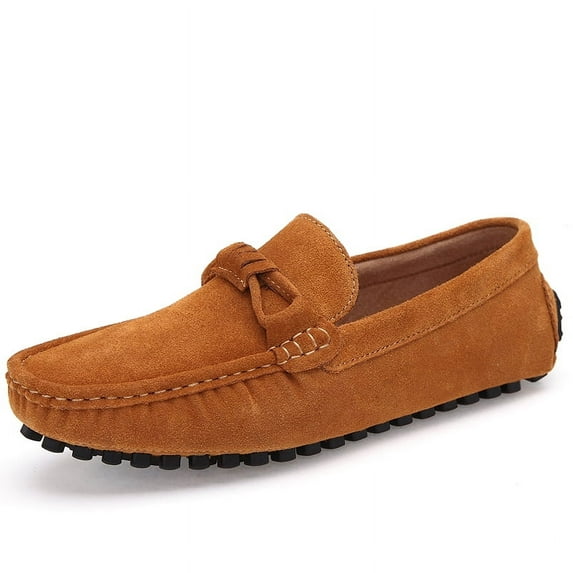 Men's Casual Loafers Slip On Leather Shoes Lightweight Driving Shoes Moccasins Classic Penny Loafer Flats Boat Shoes Outdoor Walking Shoes