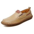 thumbnail image 1 of Men's Casual Loafers Slip On Leather Shoes Lightweight Driving Shoes Moccasins Classic Penny Loafer Flats Boat Shoes Outdoor Walking Shoes, 1 of 14