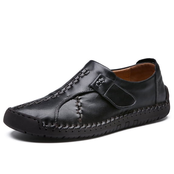 Men's Casual Loafers Slip On Leather Shoes Lightweight Driving Shoes Moccasins Classic Penny Loafer Flats Boat Shoes Outdoor Walking Shoes
