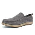 thumbnail image 1 of Men's Casual Loafers Slip On Leather Shoes Lightweight Driving Shoes Moccasins Classic Penny Loafer Flats Boat Shoes Outdoor Walking Shoes, 1 of 15