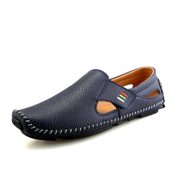 Men's Casual Loafers Slip On Leather Shoes Lightweight Driving Shoes Moccasins Classic Penny Loafer Flats Boat Shoes Outdoor Walking Shoes