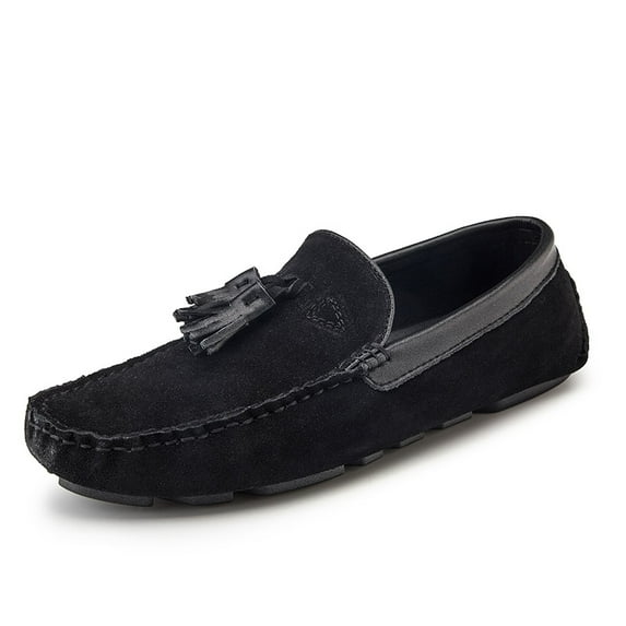 Men's Casual Loafers Slip On Leather Shoes Lightweight Driving Shoes Moccasins Classic Penny Loafer Flats Boat Shoes
