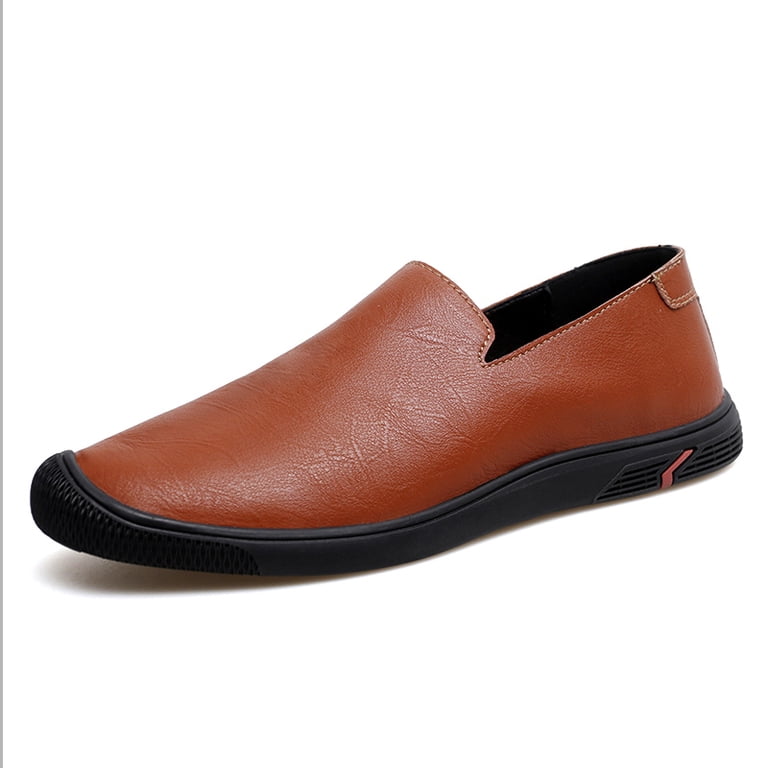 Brown Leather Loafers with Classic Slip-On Design Born | Shoes | Born Brown Leather Loafers With Classic  main image 4