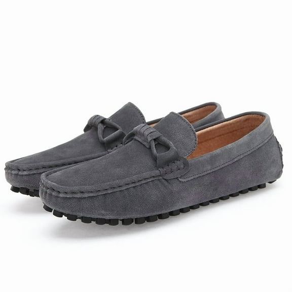 Men's Casual Loafers Slip On Leather Shoes Lightweight Driving Shoes Moccasins Classic Penny Loafer Flats Boat Shoes