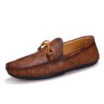 thumbnail image 1 of Men's Casual Loafers Slip On Leather Shoes Lightweight Driving Shoes Moccasins Classic Penny Loafer Flats Boat Shoes, 1 of 10