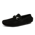 thumbnail image 1 of Men's Casual Loafers Slip On Leather Shoes Lightweight Driving Shoes Moccasins Classic Penny Loafer Flats Boat Shoes, 1 of 10