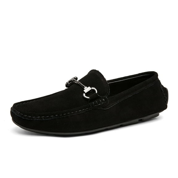 Men's Casual Loafers Slip On Leather Shoes Lightweight Driving Shoes Moccasins Classic Penny Loafer Flats Boat Shoes