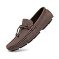 thumbnail image 1 of Men's Casual Loafers Slip On Leather Shoes Lightweight Driving Shoes Moccasins Classic Penny Loafer Flats Boat Shoes, 1 of 10