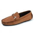 thumbnail image 1 of Men's Casual Loafers Slip On Leather Shoes Lightweight Driving Shoes Moccasins Classic Penny Loafer Flats Boat Shoes, 1 of 10