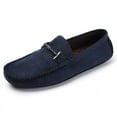 thumbnail image 1 of Men's Casual Loafers Slip On Leather Shoes Lightweight Driving Shoes Moccasins Classic Penny Loafer Flats Boat Shoes, 1 of 2