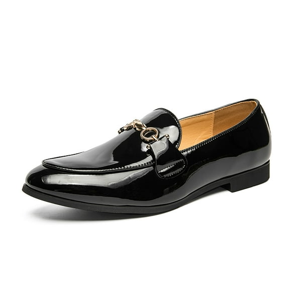 Men's Casual Loafers Slip On Leather Shoes Male Fashion Derby Dress Shoes Driving Shoes Moccasins Classic Penny Loafer Flats