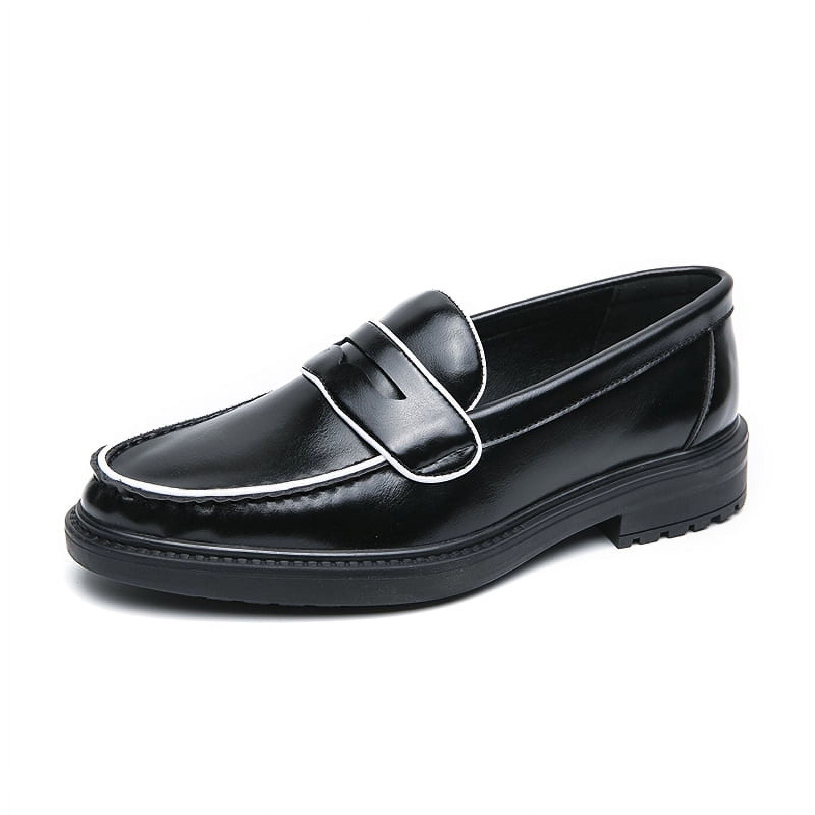 Bostonian Black Leather Penny Loafer  Slip On Dress Shoes. Mens Sz 12 Shop Boston Leather Loafer | Unison Label main image 3