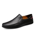 thumbnail image 1 of Men's Casual Loafers Slip On Leather Shoes Male Lightweight Driving Shoes Moccasins Classic Penny Loafer Flats Boat Shoes Outdoor Walking Shoes, 1 of 9