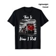 thumbnail image 1 of Men's Casual Locomotive Train Graphic Crewneck T-Shirt, 1 of 6