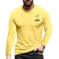 thumbnail image 1 of Men's Casual Long Sleeve Color Block Graphic Print Crew Neck T-Shirt Comfortable Pullover Tee Top, 1 of 5
