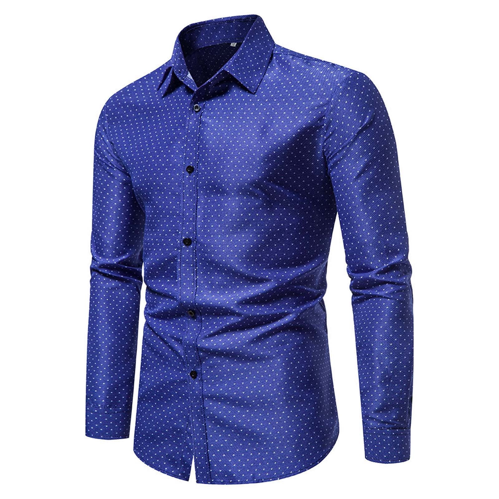 Mens Plaid Shirts Long Sleeve Hoodies Casual Button Down Blouse Tops Spring  Fashion Shirts Classic Tunic Shirts, Blue, Small : : Clothing,  Shoes & Accessories