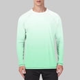 thumbnail image 1 of Men's Casual Long Sleeve Pullover T-Shirt with Gradient Print for Daily Wear, 1 of 5