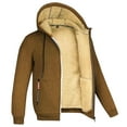 thumbnail image 1 of Men's Casual Long Sleeve Solid Jacket Stand Collar Zipper Pocket Light Coat Work Jackets for Men Big And Tall Trading Winter Coats Mens Wool Car Coats Trench Coat Wool Jacket with Hood for Men Mens, 1 of 3