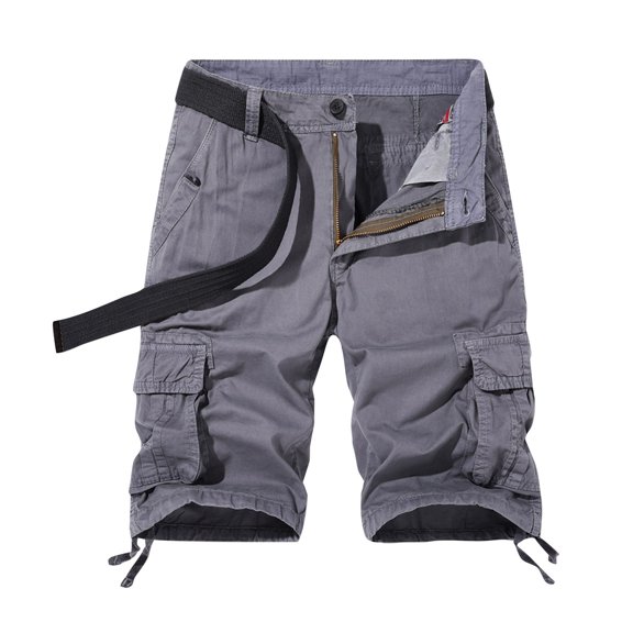 Men's Casual Loose Cargo Shorts with Multi-Pockets - Machine Washable, Comfortable Fabric, Great Gift for Friends & Family