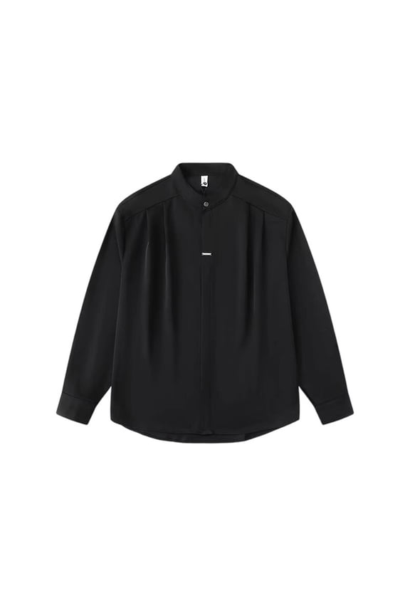 Men's Casual Loose Fit Shirt for Everyday Wear with Button-Up Design and Classic Style Mens T-Shirts Graphics No Pockets V Neck Graphic