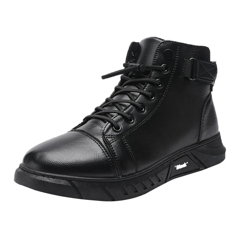 Men s Casual Low Boots Canvas Slip On Shoes In Spring And Summer Men Casual Leather Boots Shoe Casual Shoes for Men Size 15 Mens Slip on Casual Shoes Leather Mens Slip on