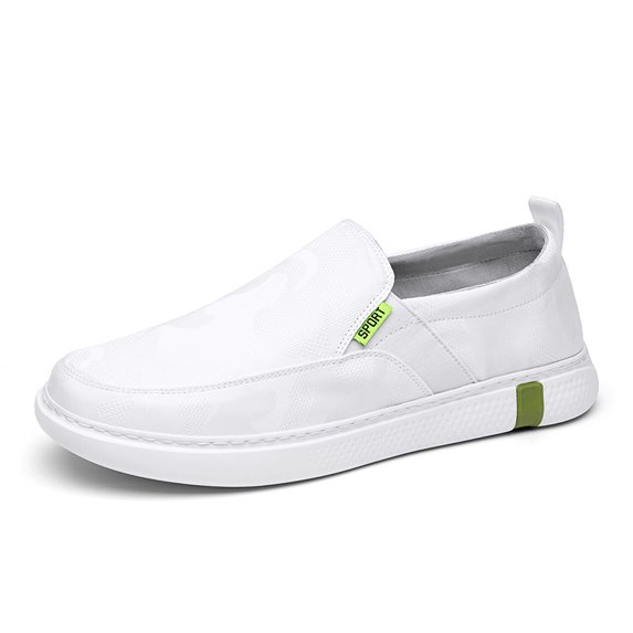 Men's Casual Low Top Canvas Shoes Male Loafers Sneakers Slip On Breathable Flats Boat Shoes Driving Shoes Moccasins Casual Walking Shoes