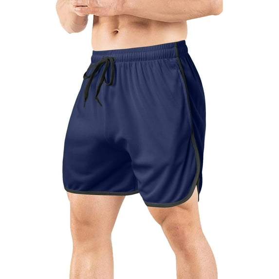 Men's Casual Mesh Shorts Straight Fit Gym Workout Beach Running Athletic Comfort Lightweight Breathable Mens Shor Drawstring Elastic Waist Casual Beach Pants