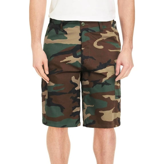 Men's Casual Military Army Camo Camouflage Tactical Utility Cargo Shorts (Green, 44)