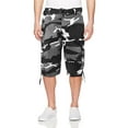 thumbnail image 1 of Men's Casual Multi Color Cargo Shorts With Belt (Old City,46), 1 of 2