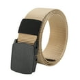 thumbnail image 1 of Men's Casual Nylon Belts Adjustable With Plastic Clasp Adjustable Nylon Web Belts Men Waist Belts for Women Fashion Dressy Black Belts for Women Evening Dress Pants Fashion Belts for Dresses Formal, 1 of 8