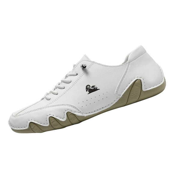 Men's Casual On Loafers Breathable Round Toe Flat Comfortable Daily Wear Lightweight Walking Shoes