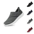 thumbnail image 1 of Men's Casual On Shoes Comfortable Breathable Non Walking Sneakers For Wide Feet Soft Sole Lightweight Loafer Ahoes, 1 of 8