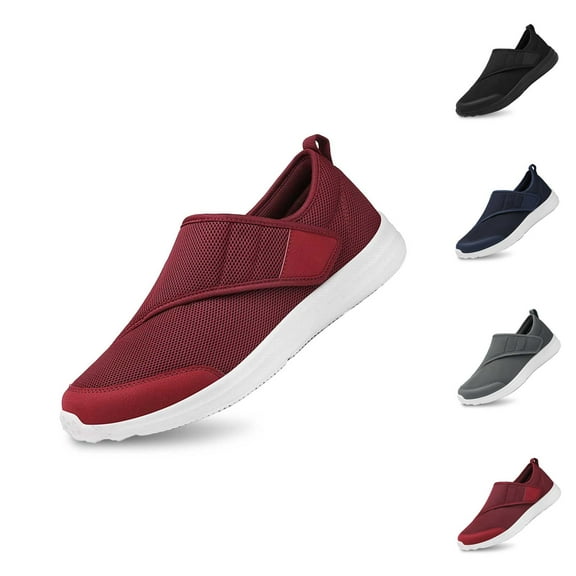 Men's Casual On Shoes Comfortable Breathable Non Walking Sneakers For Wide Feet Soft Sole Lightweight Loafer Sapatos Para Hombre