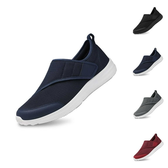 Men's Casual On Shoes Comfortable Breathable Non Walking Sneakers For Wide Feet Soft Sole Lightweight Loafer Zapatos Para Hombre