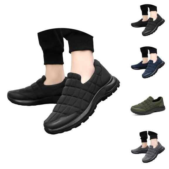 Men's Casual On Shoes Comfortable Soft Sole Outdoor Fashion Loafers Lightweight Breathable Walking Sneakers For Daily Wear Mens Shoes Casual