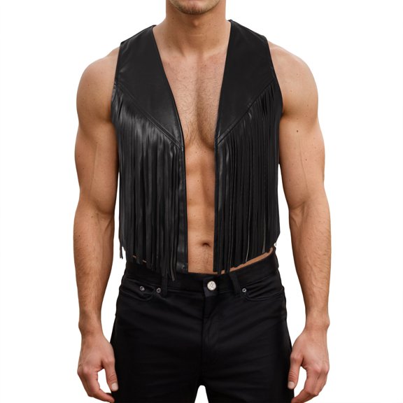 Men's Casual Open Front Fringe Vest Lightweight Summer Spring Outerwear For Daily Wear Home Party Wedding puffer jacket men