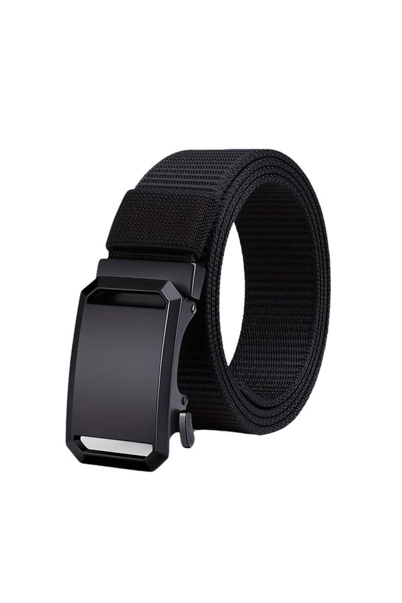 Nylon Automatic Buckle Belt Men Casual Outdoor Military Tactical Work Riggers Belt Heavy Duty Adjustable Webbing Waist Strap Army Utility Survival Gear Hiking Fashion Daily
