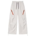 thumbnail image 1 of Men's Casual Outdoor Hiking Cargo Pants Windproof Lightweight Comfortable Travel Walking Trousers For Autumn Seasons Pants Loose Fit Straight Legs Beach Trousers, 1 of 5
