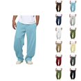 thumbnail image 1 of Men's Casual Pants 2025 Elastic Waist Drawstring Plain Baggy Sweatpants with Pockets Trousers, 1 of 8