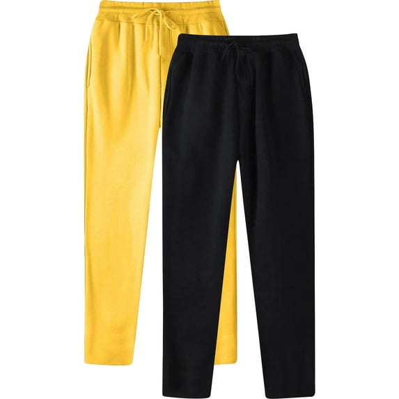Men's Casual Pants Comfortable Hop Style Versatile Track Pants with Pockets Stylish Workout Trousers for Daily Use and Fitness Activities 2PCS
