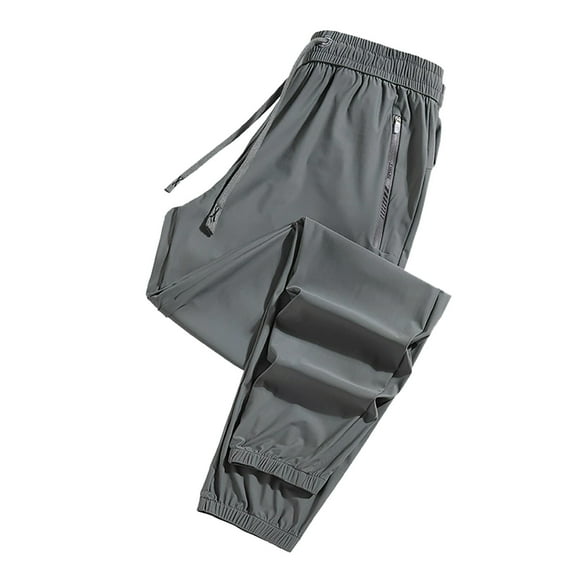 Men's Casual Pants Comfortable Lightweight Versatile Elastic Waistband for Daily Wear Stylish Relaxed Fit for Any Occasion Mens Dress Trousers Flex Waist Long