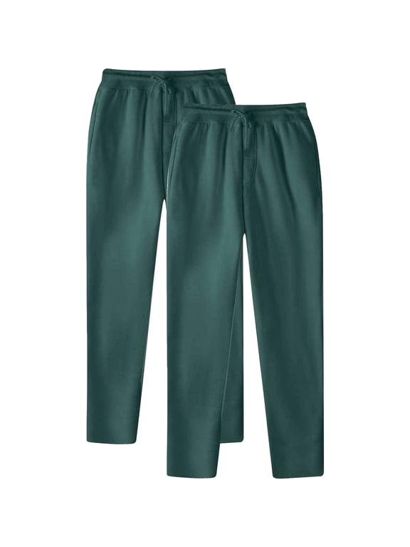 Men's Casual Pants Hop Workout Joggers Solid Color Track Lace Up Comfortable Pants With Pocket Stylish Streetwear 2PCS