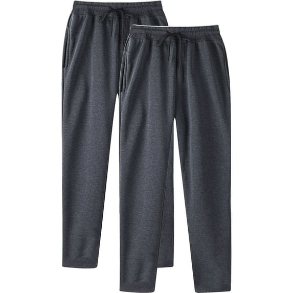 Men's Casual Pants Hop Workout Joggers Solid Color Track Lace Up Comfortable Pants With Pocket Stylish Streetwear 2PCS
