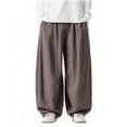 thumbnail image 1 of Men's Casual Pants Loose And Wide Leg Pants Jeans Casual Pants Straight Leg Dark Gray, 1 of 8