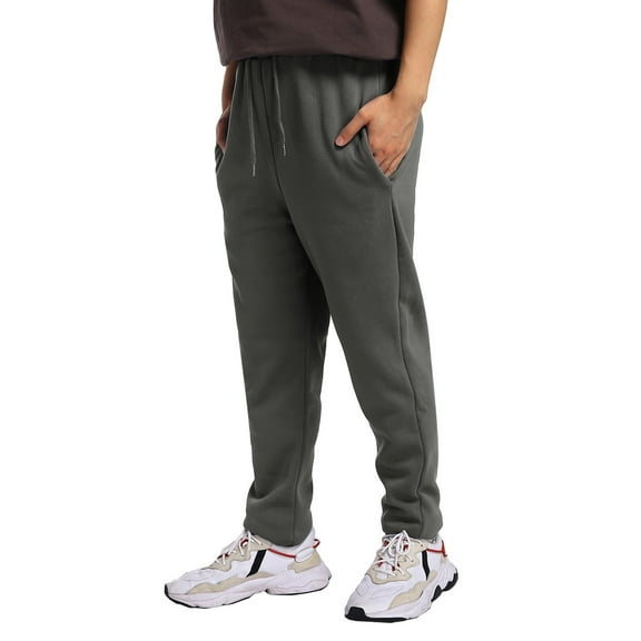 Men's Casual Pants Male Casual Fitness Running Trousers Drawstring Loose Waist Solid Color Pants Pocket Loose Sweatpants GY2 L