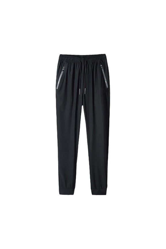 Men's Casual Pants Men And Women's Lightweight Joggers Pants Dry Running Hiking Athletic Workout Track With Zipper Pockets BK4 5XL