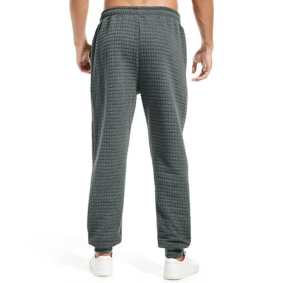 Men's Casual Pants Men Pure Color Drawstring Waist Pants Europe And The United States Loose Casual Sports Comfortable Fashionable GY1 2XL