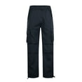 thumbnail image 1 of Men's Casual Pants Men‘ s Casual Joggers Pants Drawstring Hiking Outdoor Track Sweatpants With Pockets Blue L, 1 of 7