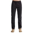 thumbnail image 1 of Men's Casual Pants Men's Casual Warm Solid Windproof Outdoor Pants Pocket Drawstring Trousers Black 4XL, 1 of 4